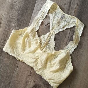 FP INTIMATELY Yellow Lace Bralette